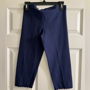 Ralph Lauren embroidered eyelets pants Capri blue size XL
